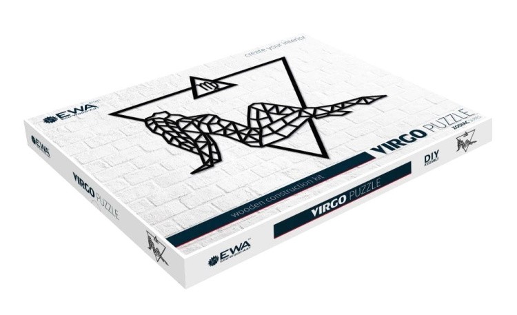 Деревянный интерьерный пазл, панно «Дева», EWA Design — картинка 2