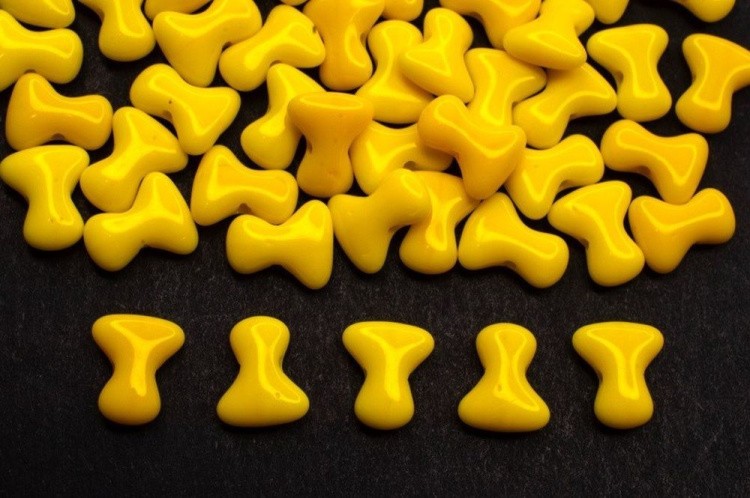 Бусины Preciosa (Чехия) TEE 111-01364-00, 10 г, цвет: 83120 желтый — картинка 2