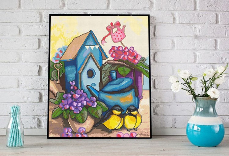 Алмазная вышивка «Уютный уголок» — картинка 3