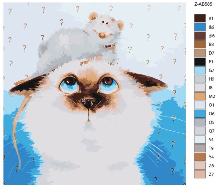 Картина по номерам «Новый друг» — картинка 2