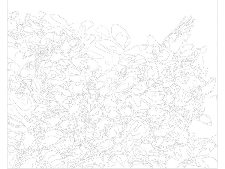 Картина по номерам «Весенние птицы» — картинка 3