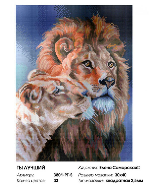 Алмазная вышивка «Ты лучший» — картинка 2