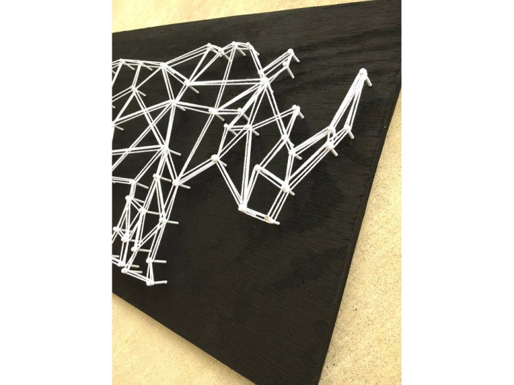 Набор для творчества STRING ART «Носорог полигональный» — картинка 2