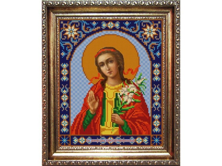 Рисунок на ткани «Св.Мирослава»