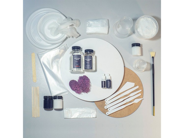 Набор для создания картины эпоксидной смолой и объемной пастой Texture 001, ResinArt — картинка 2