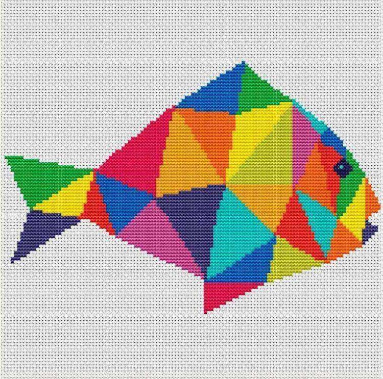 Набор для вышивания «Радужная рыбка»