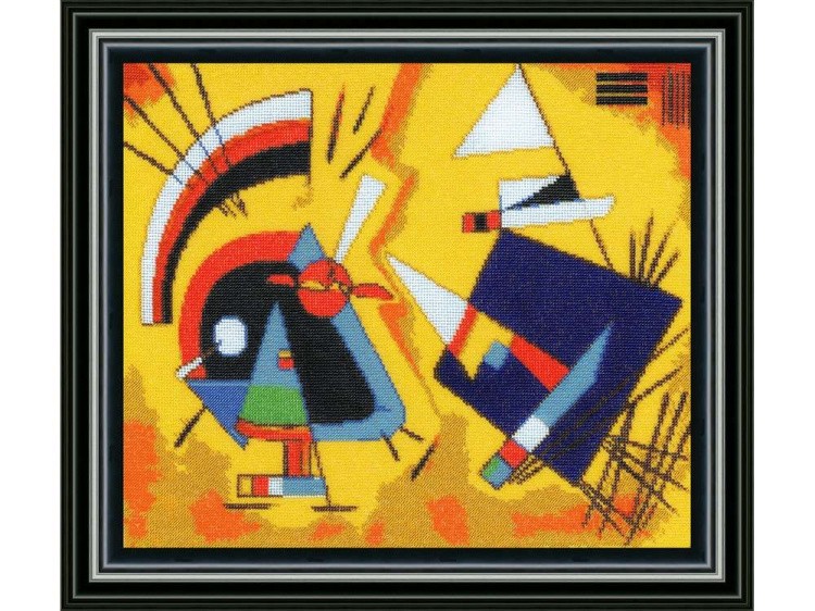 Набор вышивки бисером «Черное и фиолетовое» — картинка 2