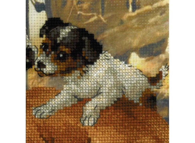 Набор для вышивания «Жеребенок и щенок» — картинка 5
