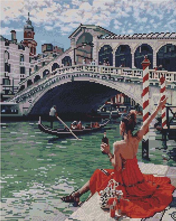 Алмазная вышивка «Отдых в Венеции»