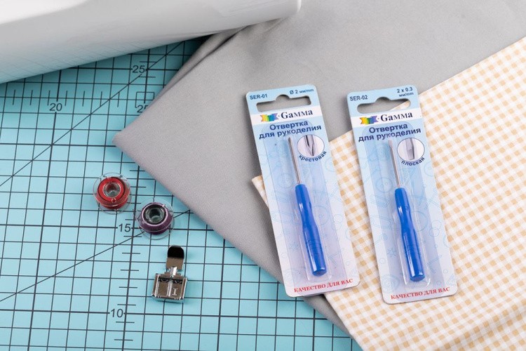 Отвертка плоская для рукоделия, 85 мм, 2 мм, Gamma — картинка 4