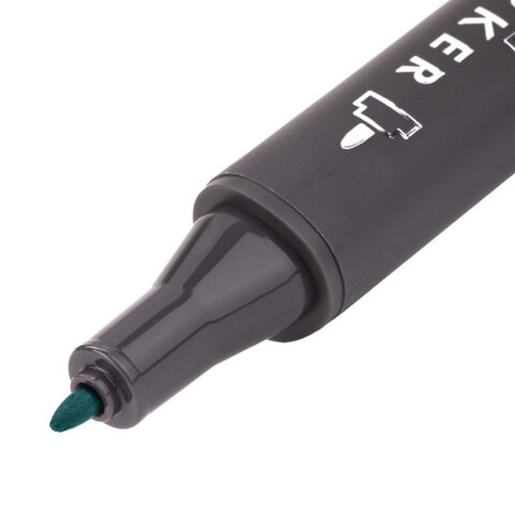 Маркер для скетчинга двусторонний 1 мм - 6 мм BRAUBERG ART CLASSIC, цвет: балтийский зеленый — картинка 4