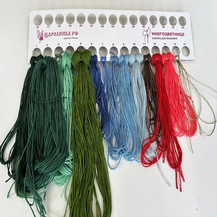 Набор для вышивания «Рушник свадебный с калиной» 1,5 м для вышивки крестом — картинка 6