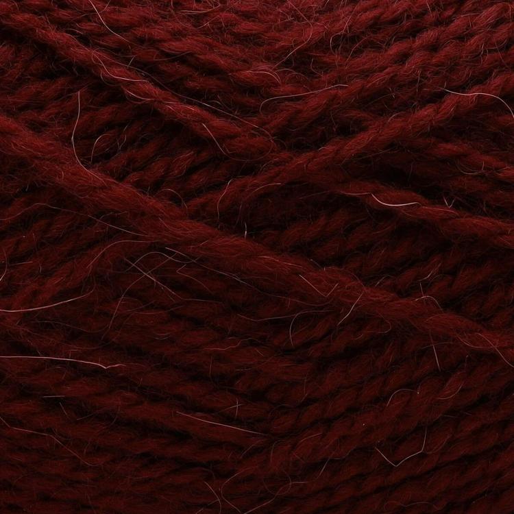 Пряжа Пехорка Великолепная (07), бордо, 5 шт. по 100 г — картинка 2
