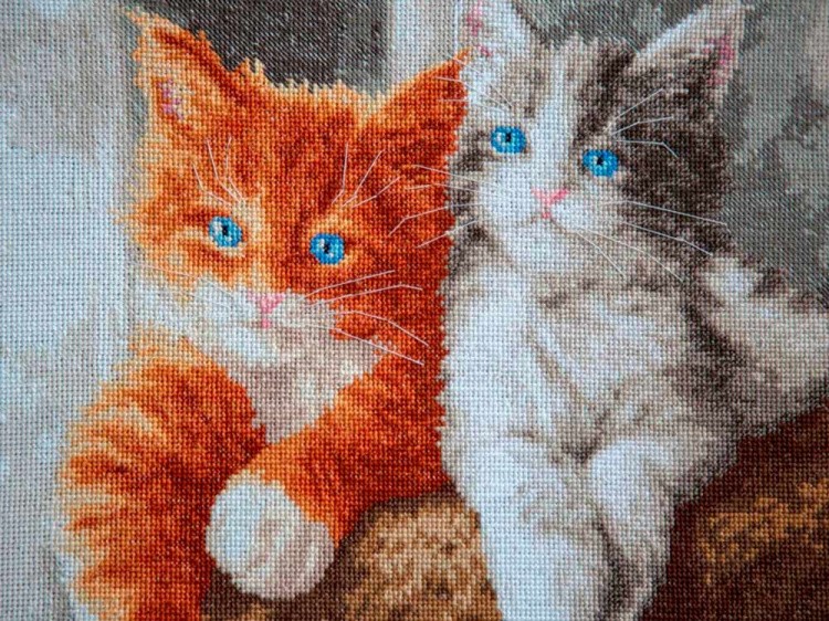 Набор для вышивания «Пушистые котята» — картинка 3
