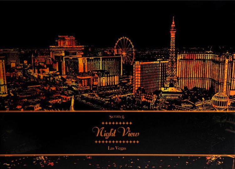 Скретч-картина «Лас-Вегас» — картинка 14