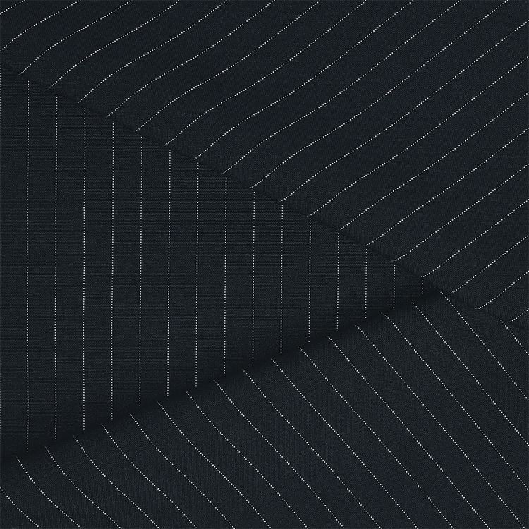 Ткань Габардин кач-во Фухуа, 180 г/м², 5 м x 150 см, цвет: темно-серый, принт полоска, TBY — картинка 4