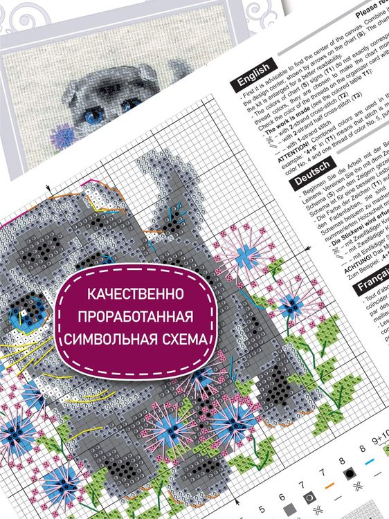 Набор для вышивания «Вислоухий котенок» — картинка 6