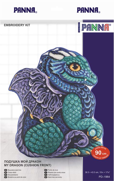 Набор для вышивания «Подушка. Мой дракон» — картинка 2