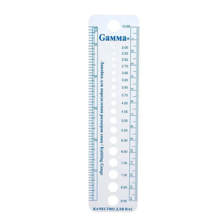 Линейка для определения размера спиц, 16 см, Gamma — картинка 2