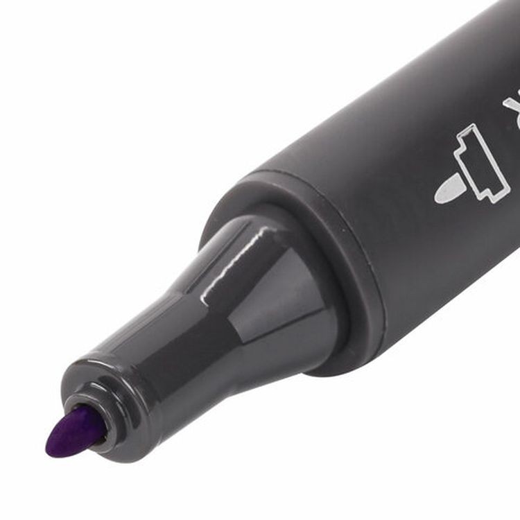 Маркер для скетчинга двусторонний 1 мм - 6 мм BRAUBERG ART CLASSIC, цвет: фиолетовый — картинка 4