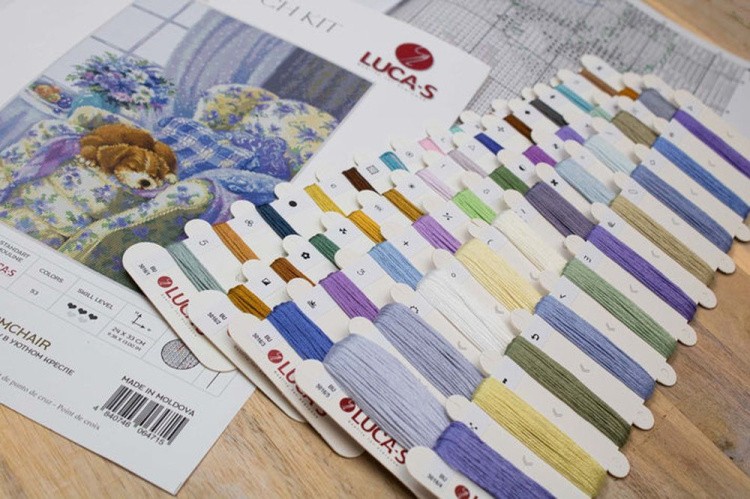 Набор для вышивания «В уютном кресле» — картинка 3