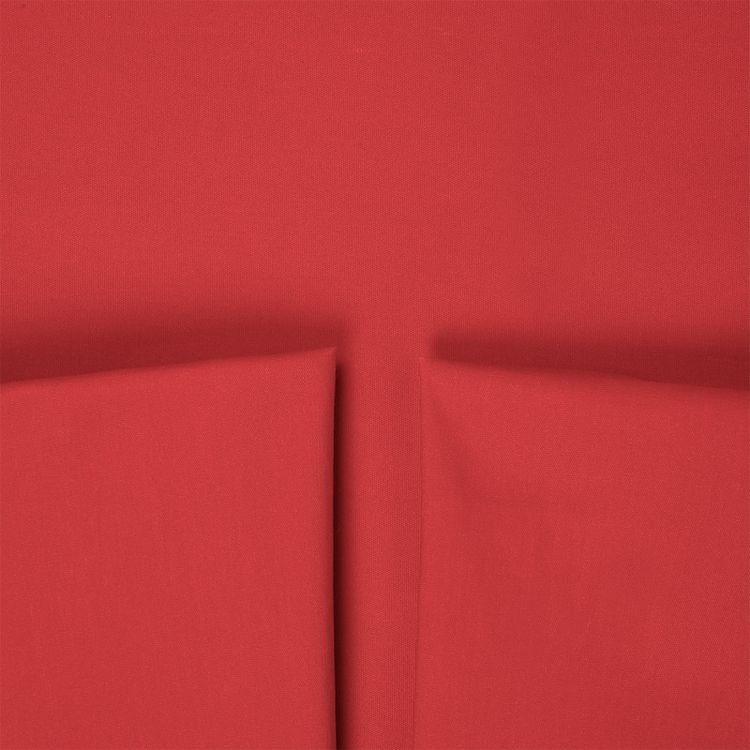 Ткань ТиСи поплин стрейч, 5 м x 150 см, 110 г/м², цвет: красный, TBY — картинка 3