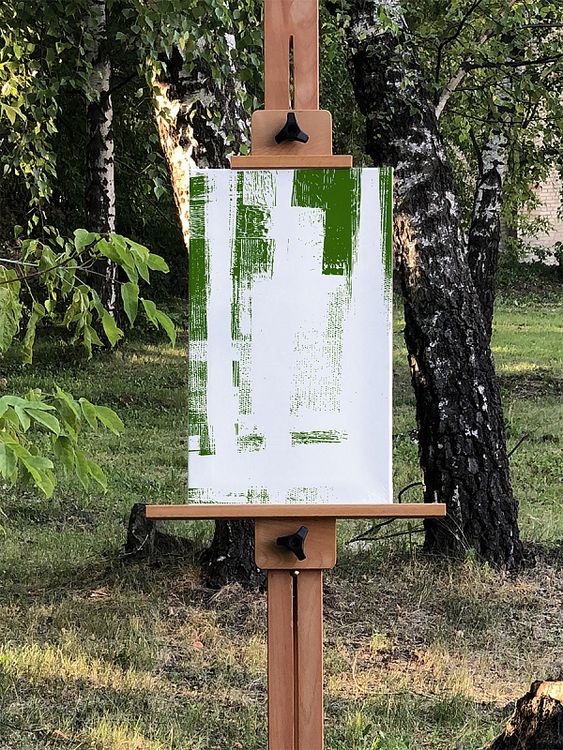 Холст на подрамнике Magic4Hobby 30х50 см, хлопок 100%, мелкое зерно — картинка 2