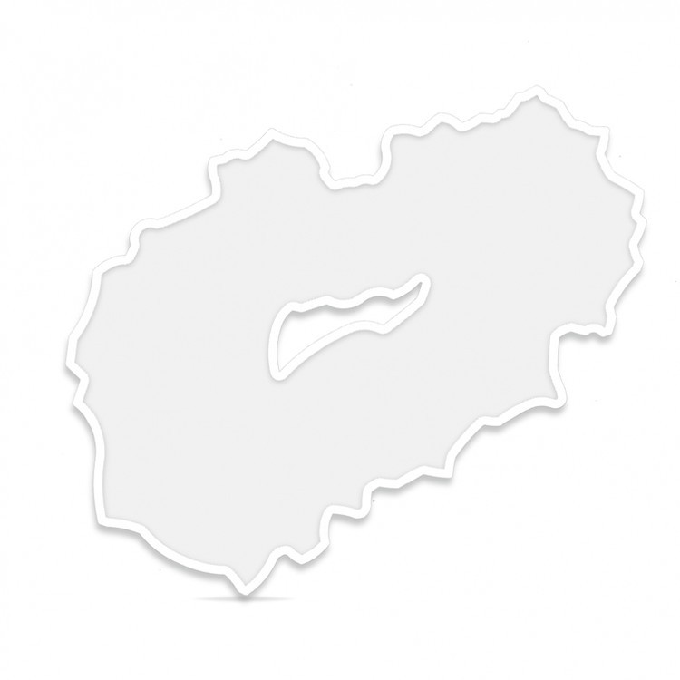 Силиконовый молд - Поднос жеода №6, 35x23см — картинка 2