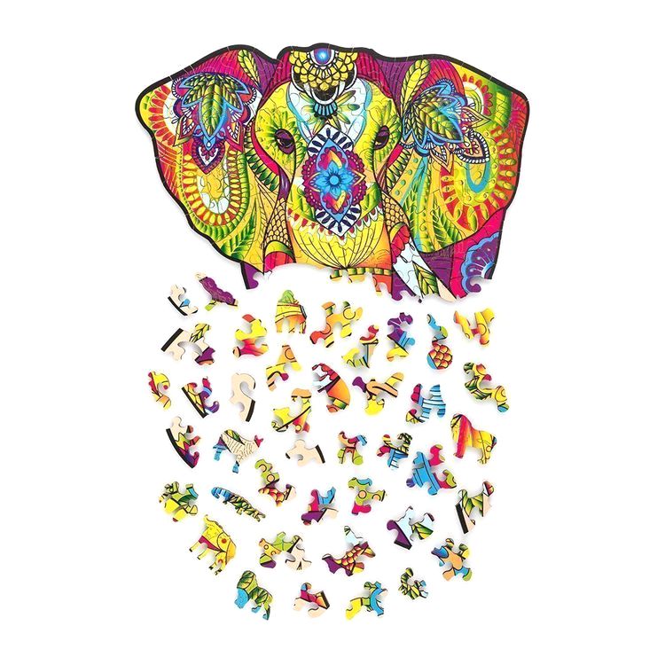 Деревянный пазл Wood Trick «Великолепный Слон» — картинка 9