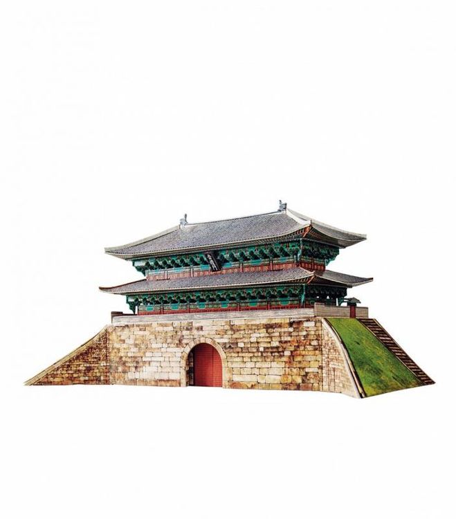 Сборная модель из картона «Ворота Намдэмун, Сеул, Южная Корея» — картинка 3