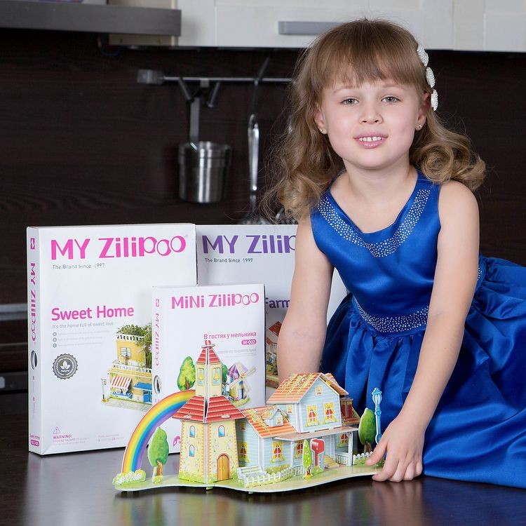 3D-пазл Радужный дом, FUNNY — картинка 2