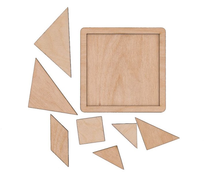 Настольная игра Танграм с набором карточек «Кроха» — картинка 5