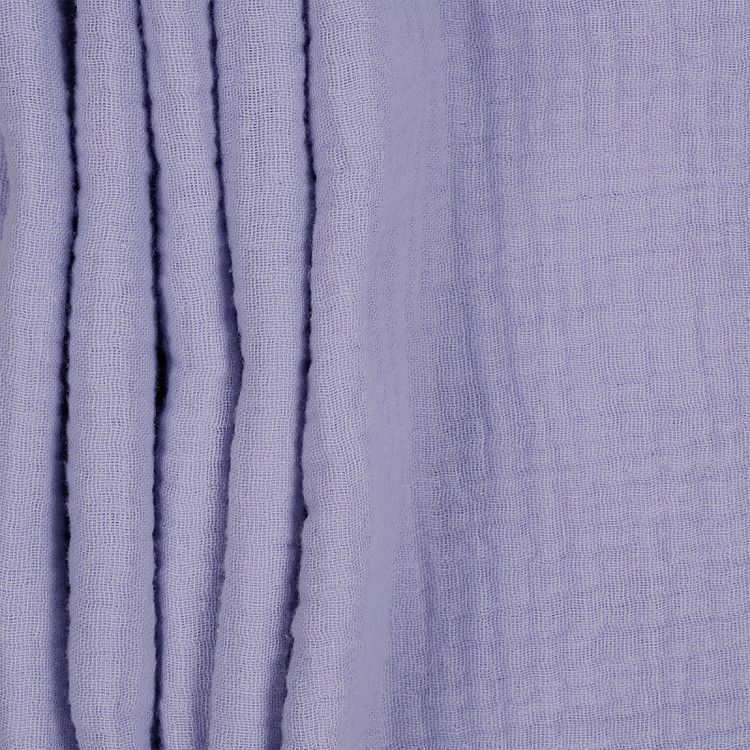 Ткань Муслин, 1 м х 130 см, 125 г/м², цвет: лаванда, TBY — картинка 2