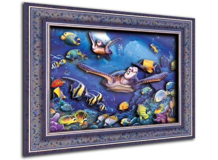 Объемная картина «Обитатели кораллового рифа» — картинка 2