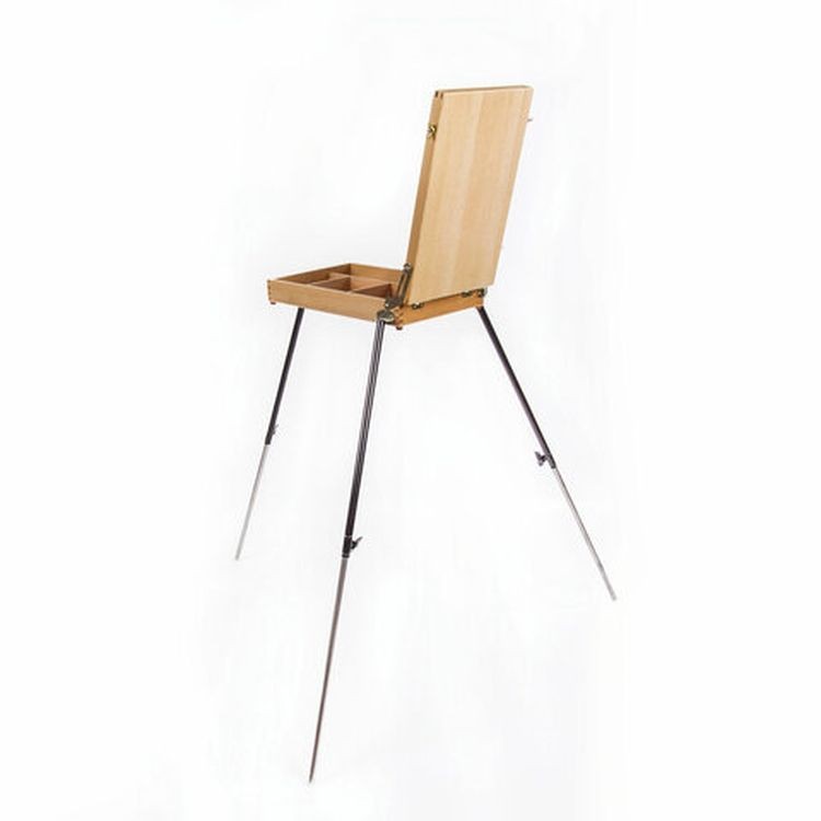 Этюдник BRAUBERG ART CLASSIC, бук, 40х25х7,5 см, высота холста 70 см, ножки метал 90 см, ремень — картинка 11