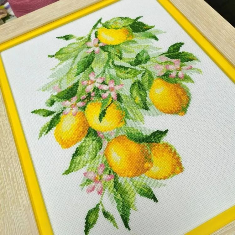 Набор для вышивания «Яркие лимоны» — картинка 5