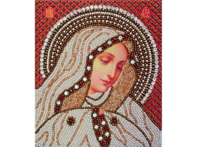 Набор вышивки хрустальными камнями «Богородица Скорбящая»