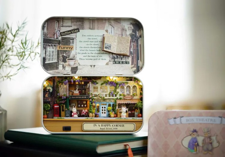 Сборная модель Румбокс. Домик в шкатулке «Уголок счастья» — картинка 11