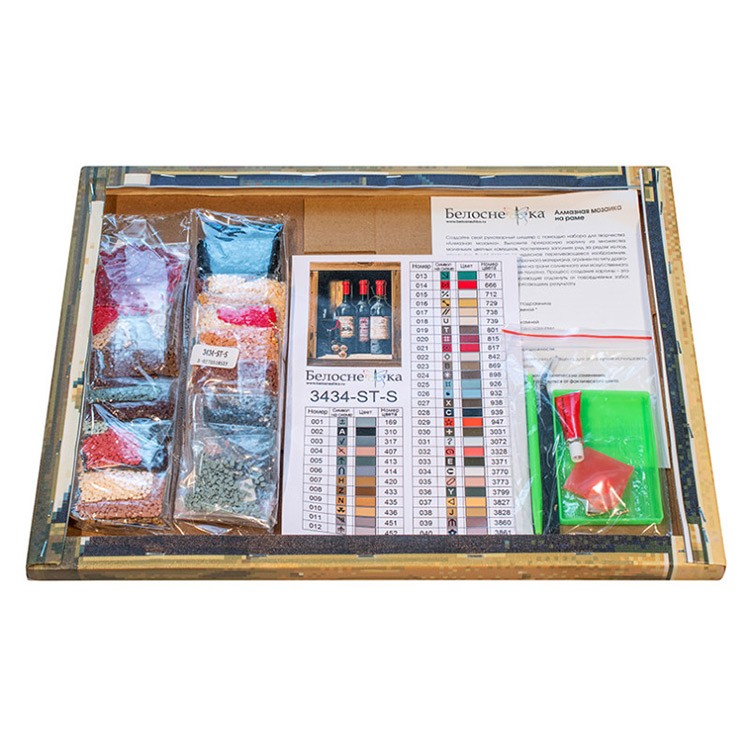 Алмазная вышивка «Коллекционное вино» — картинка 3