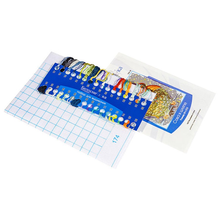 Набор для вышивания «Сова в шляпе» — картинка 2