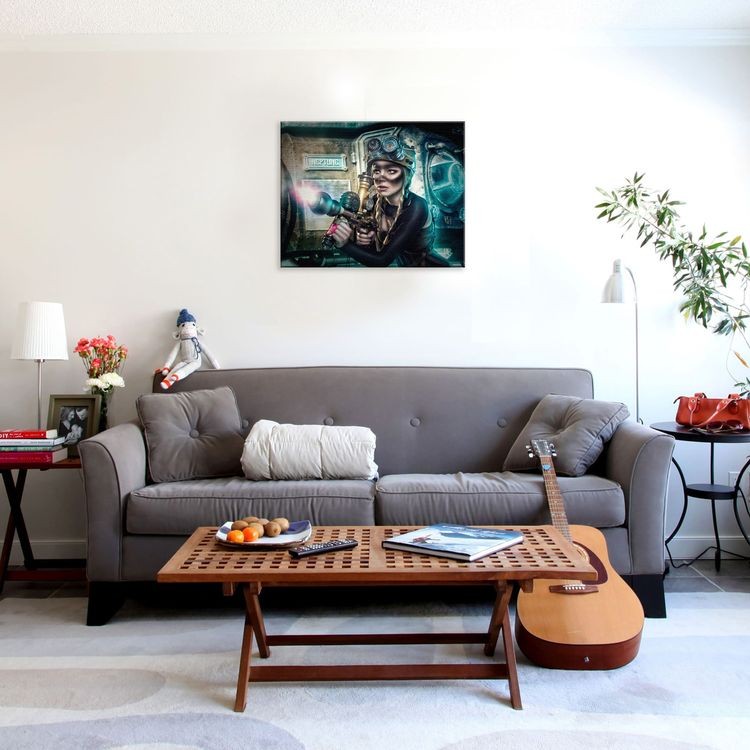 Картина по номерам «Девушка в стиле стимпанк» — картинка 4