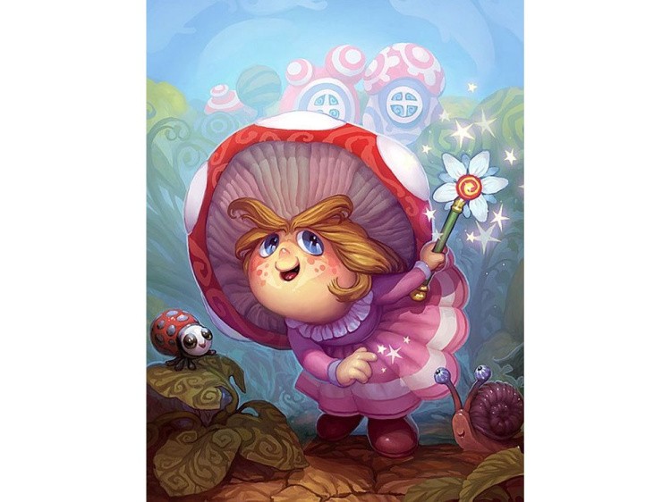 Фигурка для раскрашивания «Цветы и магия — Фея» — картинка 3