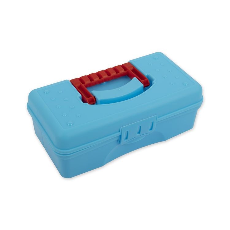Коробка пластиковая для швейных принадлежностей, цвет: голубой, Gamma 