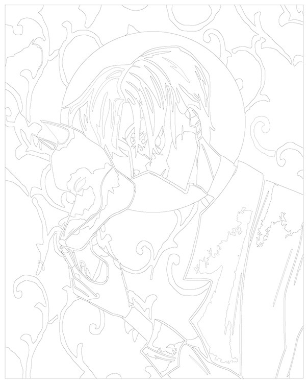 Картина по номерам «Vspak: Арт с маской лисы» — картинка 3