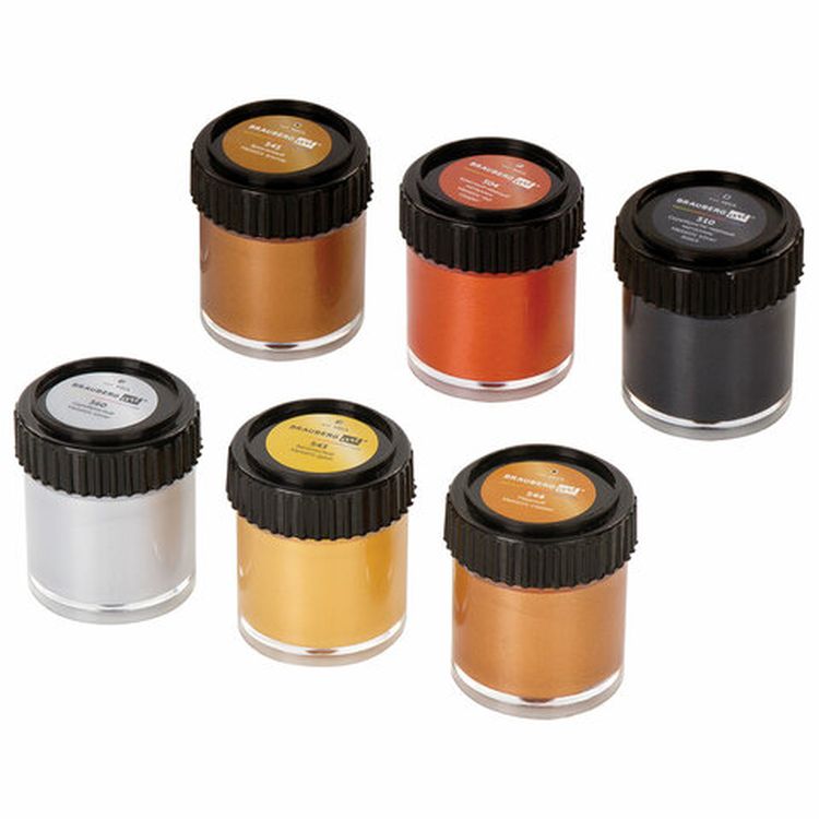 Краски акриловые художественные металлические цвета BRAUBERG ART CLASSIC, набор 6 шт по 22 мл — картинка 3