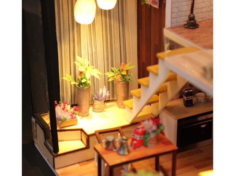 Набор для создания миниатюры (румбокс) «Скандинавский Лофт» — картинка 7