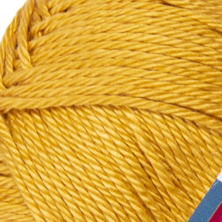 Пряжа YarnArt Luxor (Луксор гиза коттон) (1227), охра, 10 шт. по 50 г — картинка 2