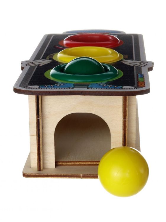 Стучалка цветная «Светофор», 3 отверстия — картинка 4