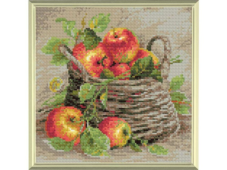 Алмазная вышивка «Спелые яблоки» — картинка 2