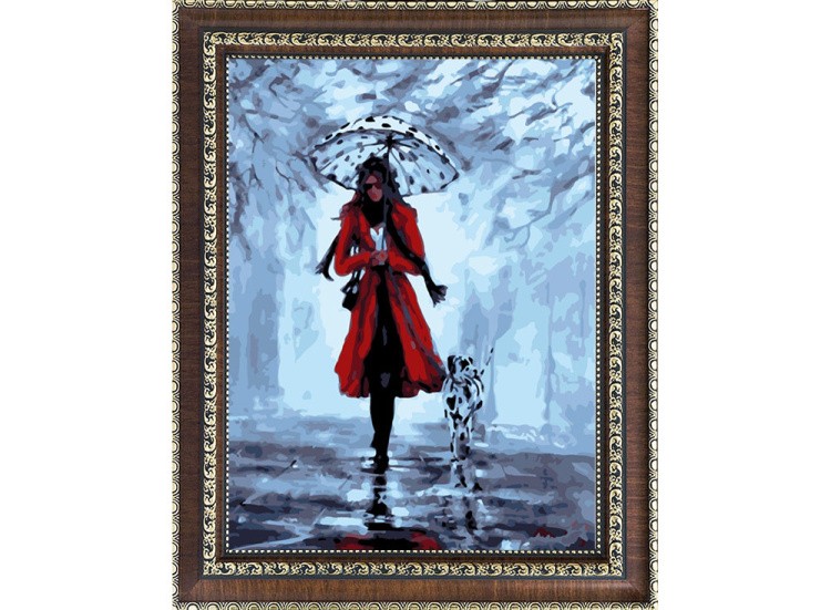 Картина по номерам «Субботний ливень» — картинка 3